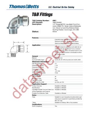 4961 datasheet  